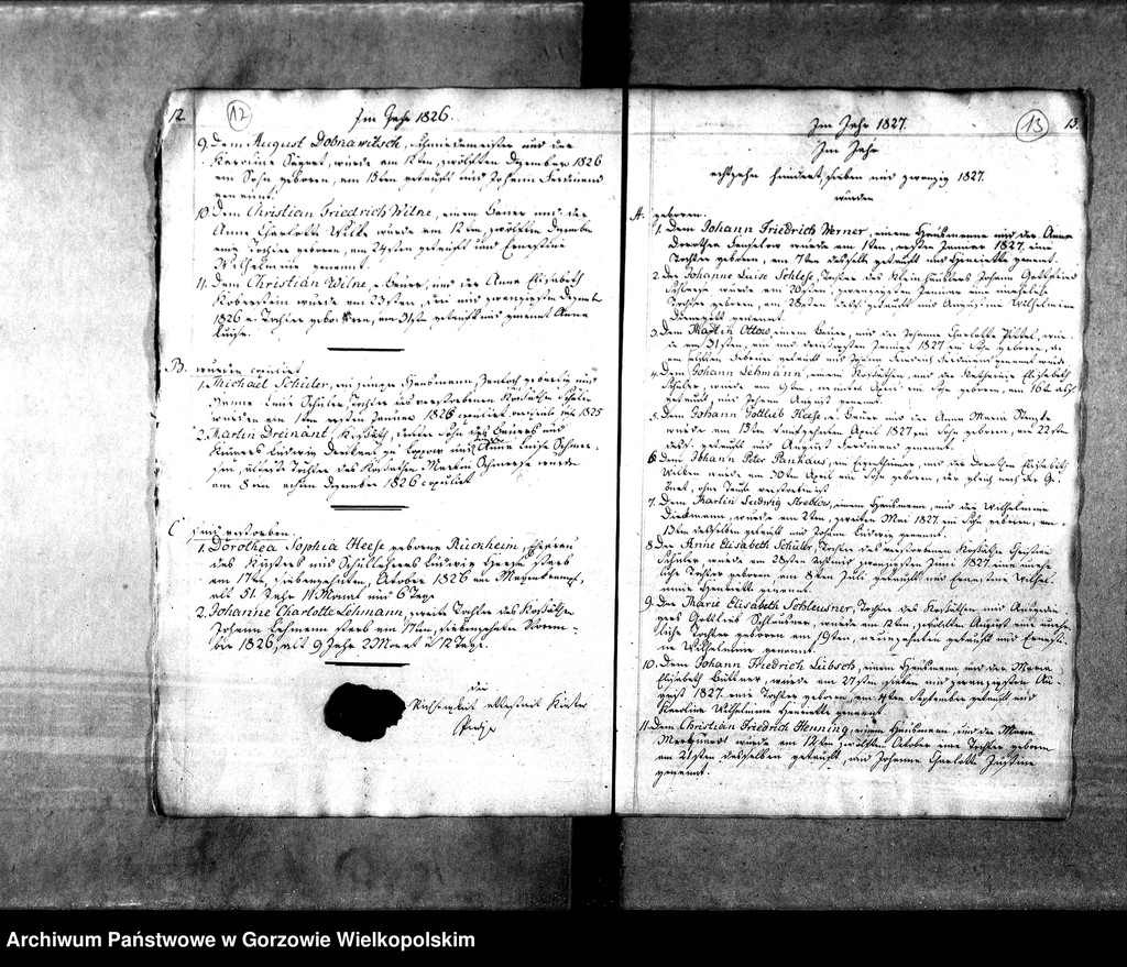 image.from.unit.number "Duplikate der Kirchenbücher von der Parochie Kernein (Karnin)"