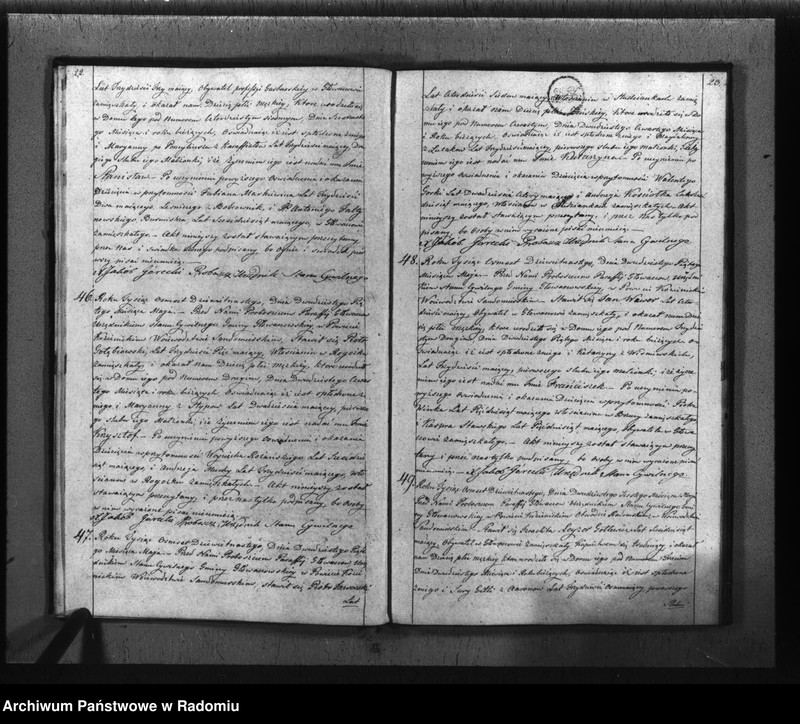 image.from.unit.number "Księga akt cywilnych gminy Głowaczew na rok 1819"