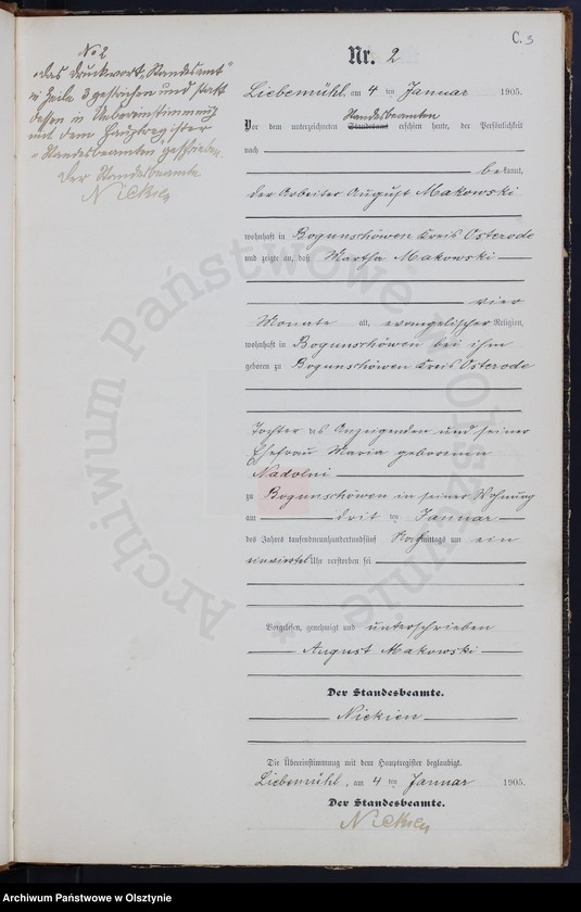 image.from.unit.number "Sterbe-Neben-Register Nr 1 - 87"