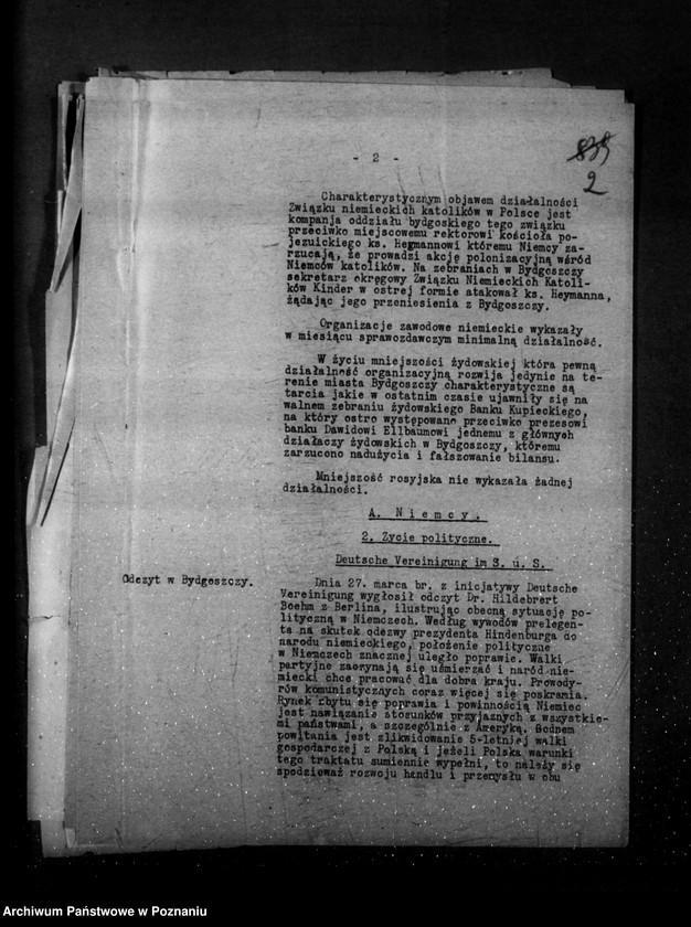 Obraz 6 z jednostki "Sprawozdania z życia mniejszości narodowych za miesiące kwiecień, maj, czerwiec 1930 r."