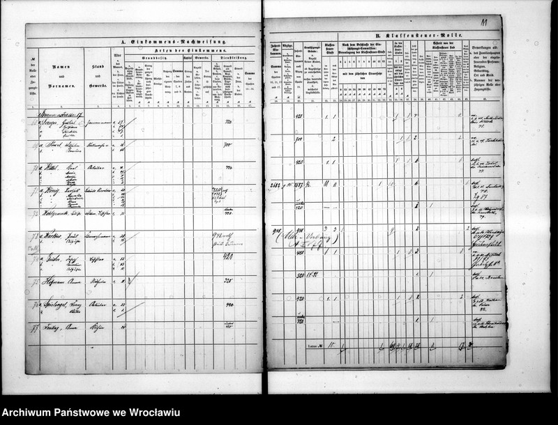 image.from.unit.number "Klassensteuerrolle nebst Eikommens - Nachweisung"
