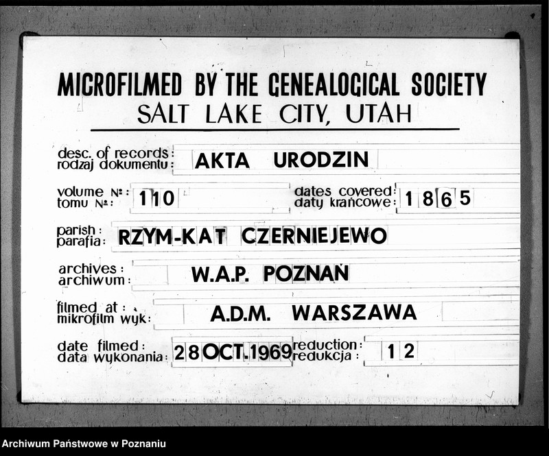 Obraz 19 z jednostki "Liber baptisatorum"