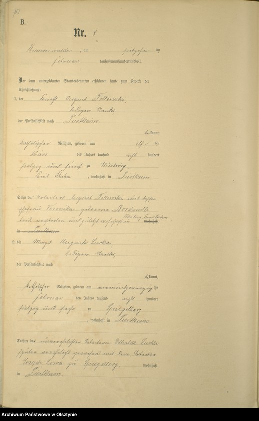 image.from.unit.number "Heiraths-Haupt-Register Nr 1 - 15"