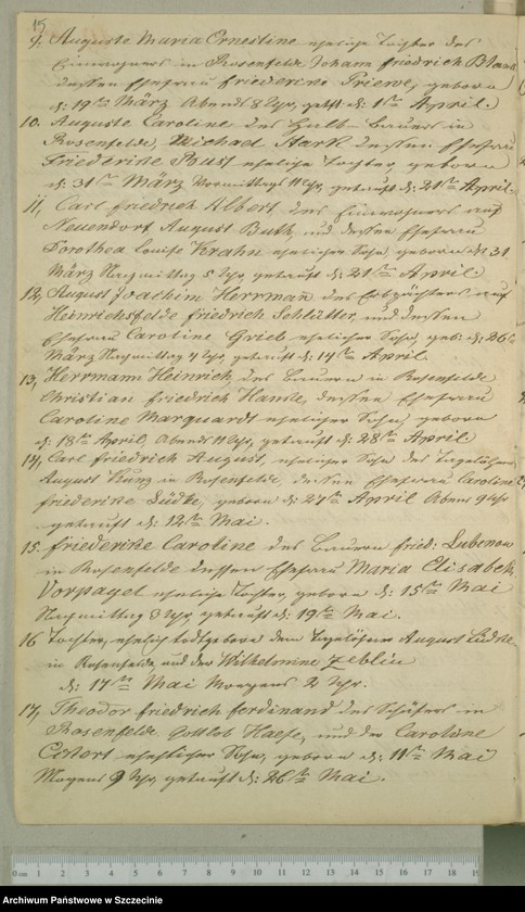 image.from.unit.number "Die Duplicate des Kirchenbuchs von Claushagen [Przytoń], Gerdshagen [Gardno], Rosenfelde [Brzeźniak] und Bernsdorff [Zdrojewo]"