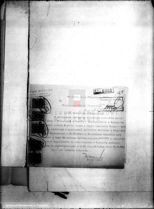 Obraz 5 z jednostki "/Sprawa przewłaszczenia na rzecz Tomaszewskiego nieruchomości w Szerokim Kamieniu powiecie szubińskiego"