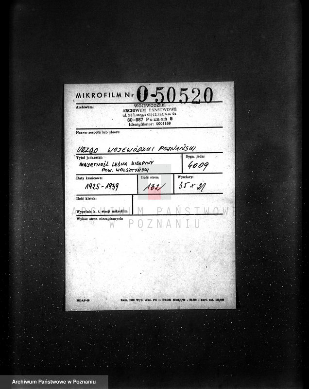 Obraz 2 z jednostki "Majętność leśna Kiełpiny powiat wolsztyński"