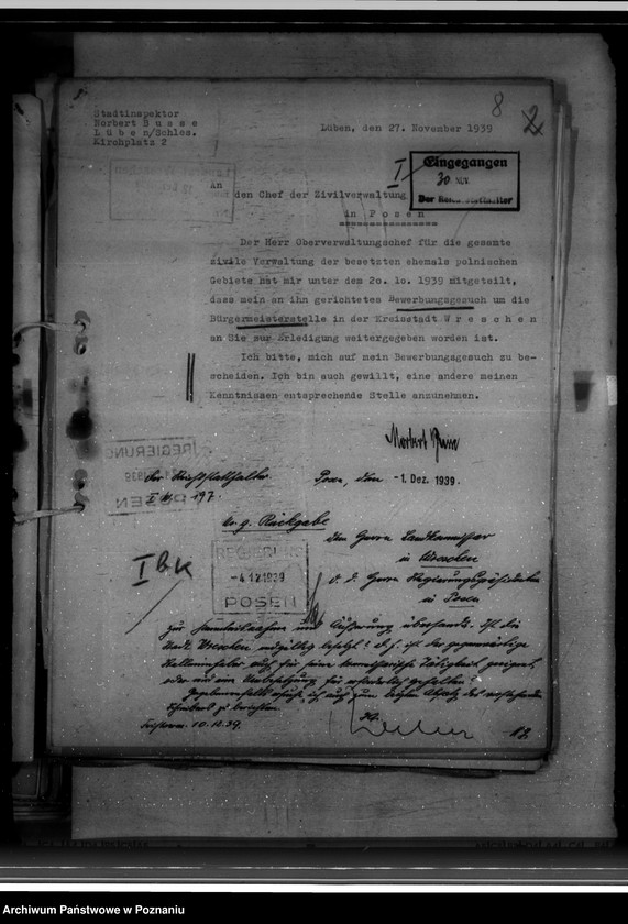 Obraz 12 z jednostki "Bewerbungen um Anstellung im Beamtendienst"