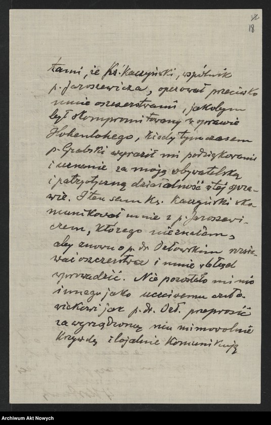 image.from.unit.number "Korfanty Wojciech; Załączniki: a) telegram I. J. Padewskiego do W. Witosa; b) zaproszenie, dotyczy "Rzeczypospolitej"; L.23 (odpowiedzi - rękopisy, maszynopisy)"