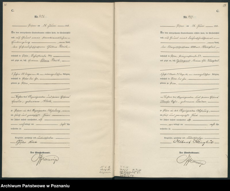 Obraz 17 z jednostki "Księga miejscowa zgonów tom II [Rejestr główny zgonów]"