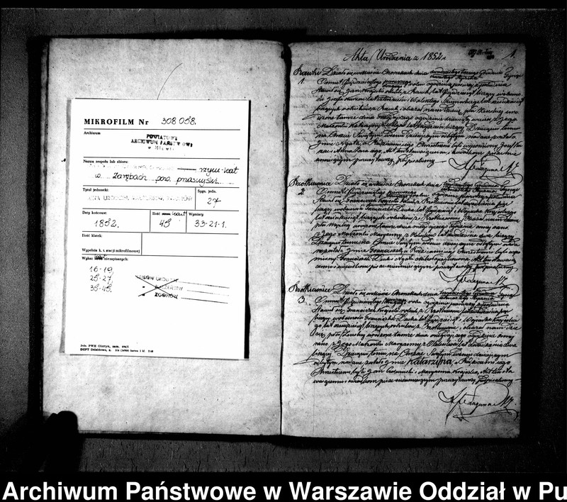 image.from.unit.number "Akta urodzeń, małżeństw i zgonów"