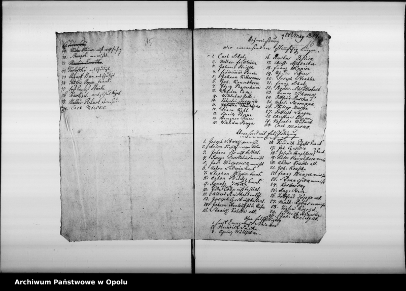 Obraz 15 z jednostki "Akta betreffend die Wahl der Stadtverordneten und Rathmänner für das Jahr 1814-15"