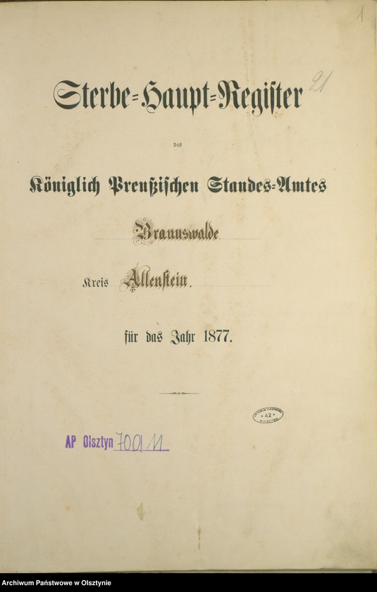 image.from.unit.number "Sterbe-Haupt-Register Nr 1 - 71"