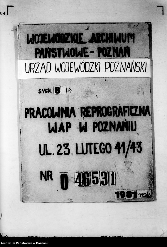 Obraz 1 z jednostki "Protokoły z zebrań periodycznych I instancji /naczelników władz i urzędów niezespolonych z terenu poszczególnych powiatów omawiające ogólną sytuację polityczną i społeczno-gospodarczą"