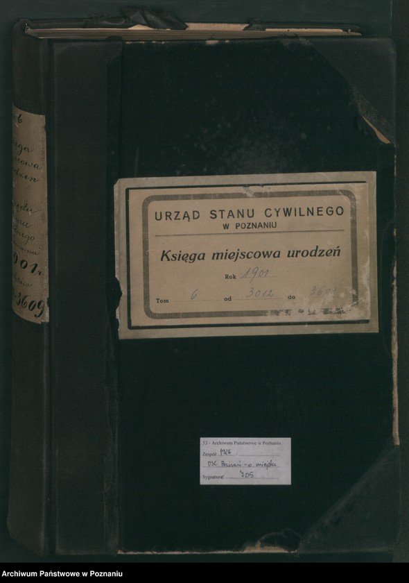 Obraz 2 z jednostki "Księga miejscowa urodzeń t. VI"