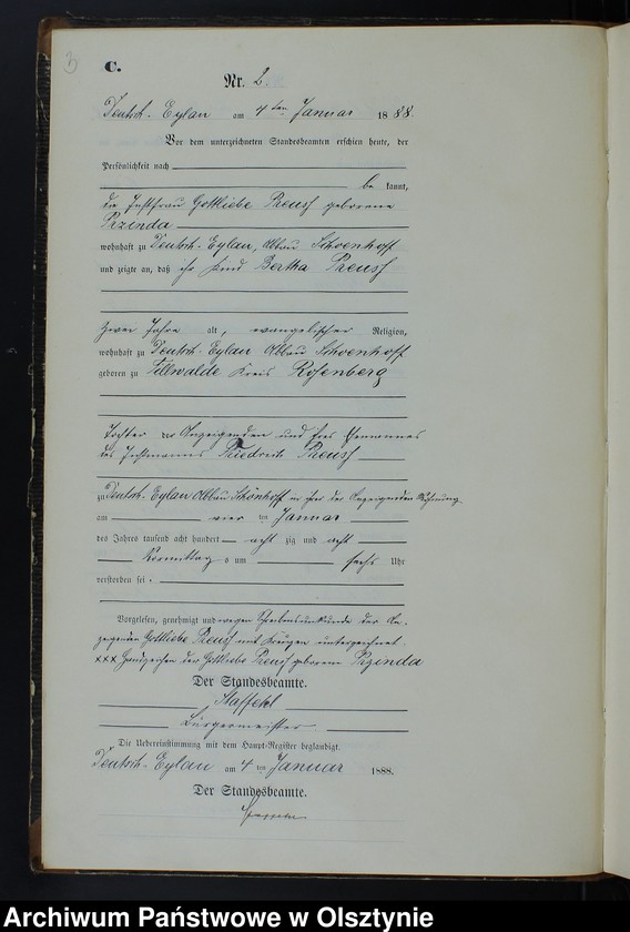 image.from.unit.number "Sterbe-Neben-Register Nr 1 - 100"