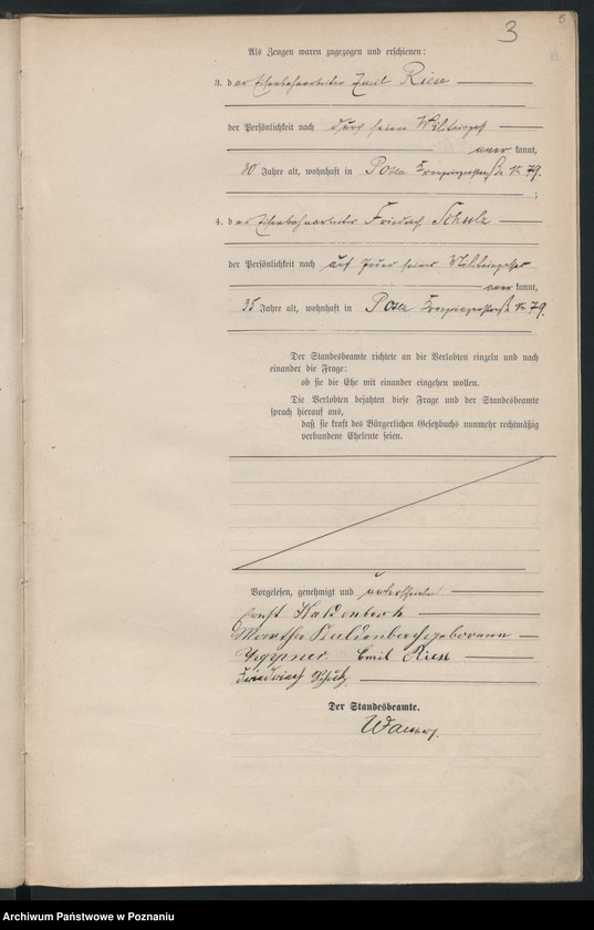 Obraz 6 z jednostki "Księga miejscowa małżeństw"