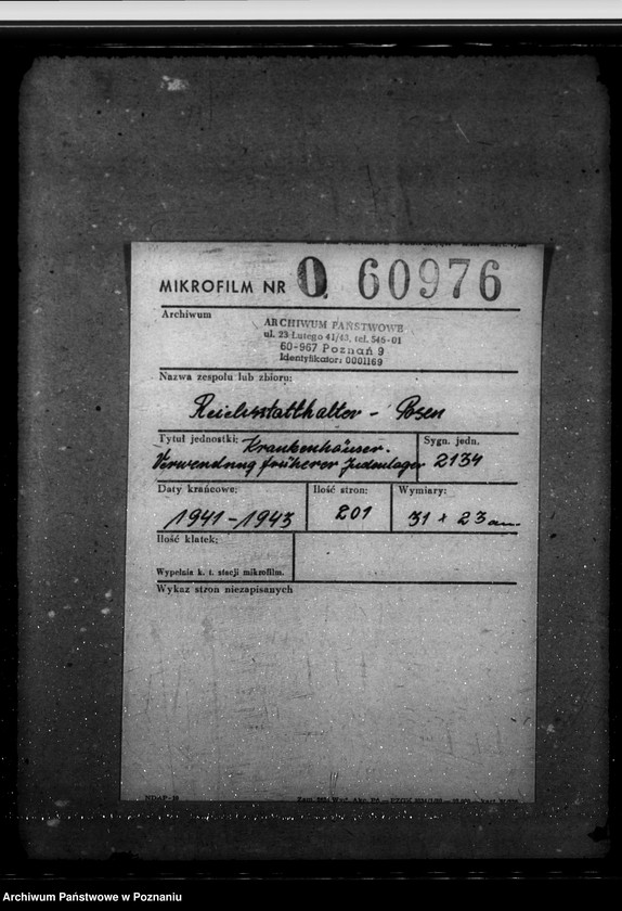 Obraz 2 z jednostki "Krankenhäuser. Verwendung früherer Judenlager"