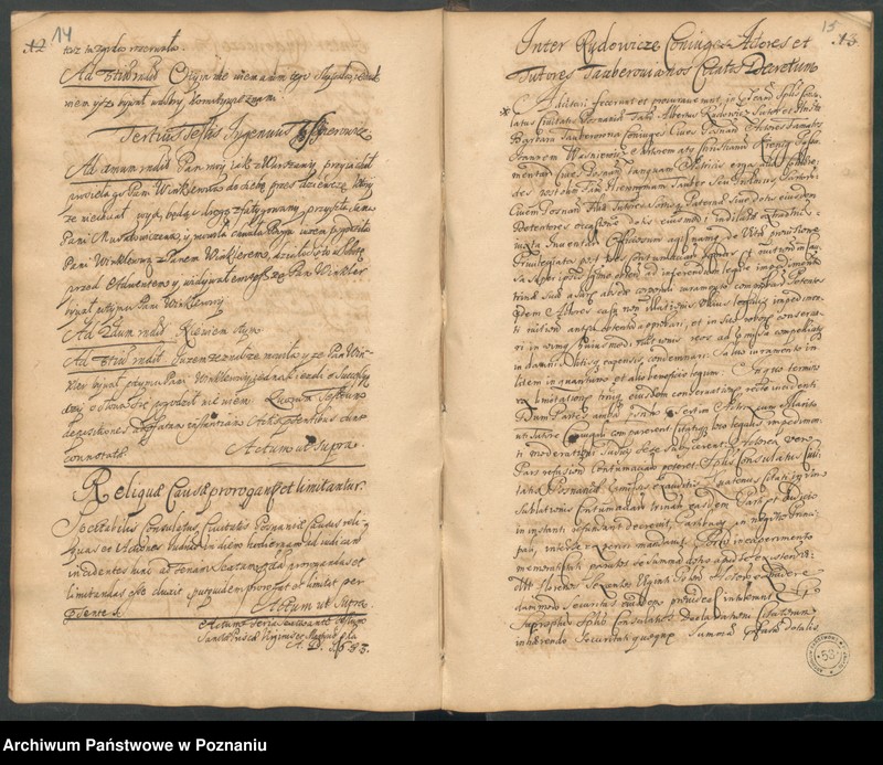 Obraz 11 z jednostki "Protocolon actorum officii consularis Posnaniensis."