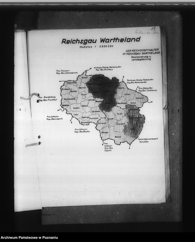 Obraz 18 z jednostki "Zasięg terytorialny urzędów i instytucji na terenie tak zwanego Kraju Warty"