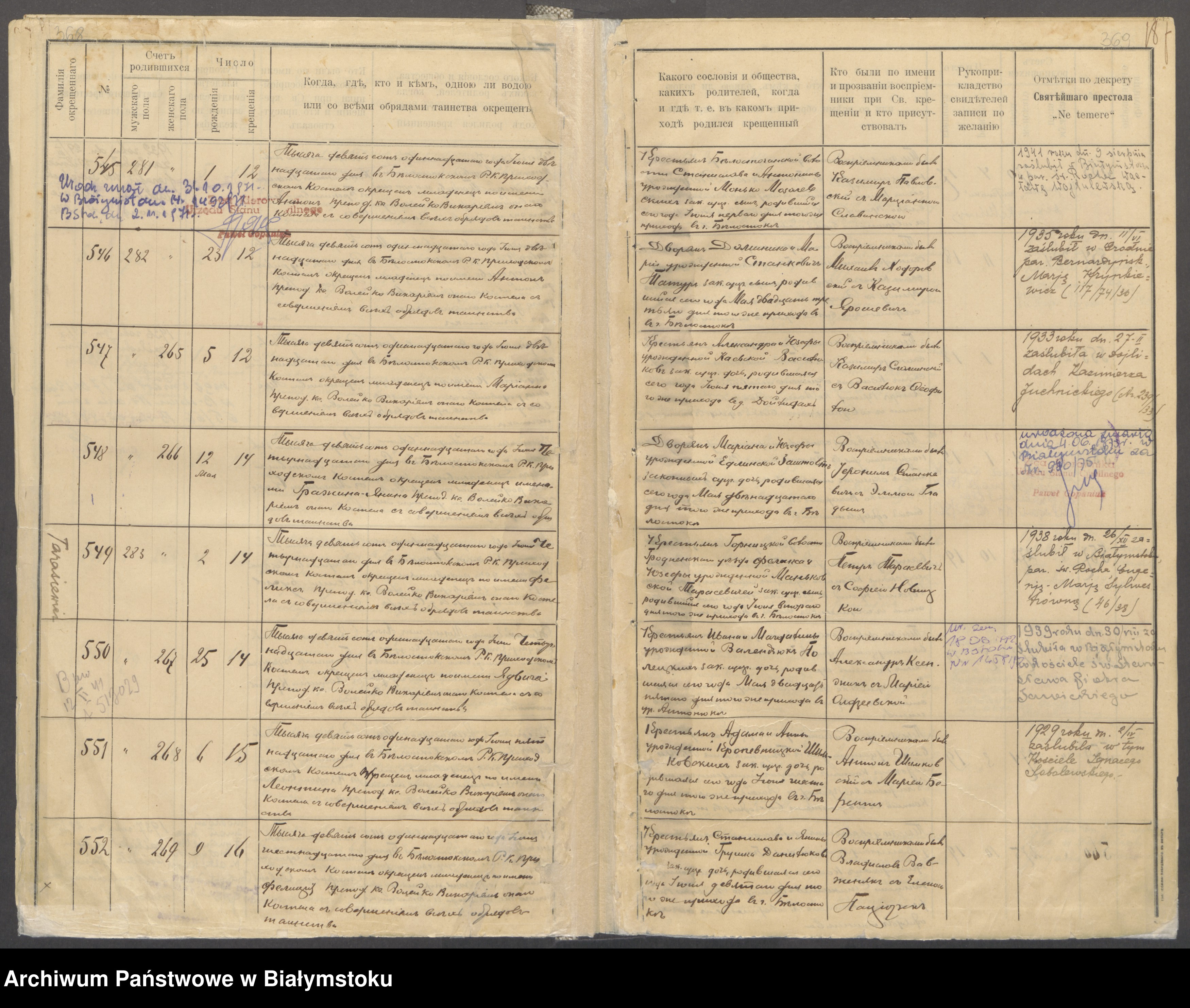 Skan z jednostki: [Akta urodzeń za lata 1910-1911]