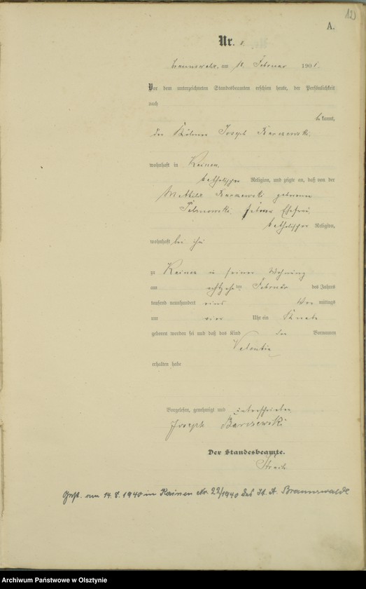 image.from.unit.number "Geburts-Haupt-Register Nr 1 - 72"