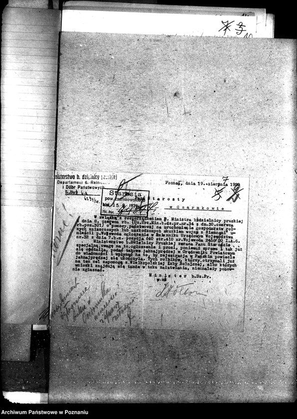 Obraz 11 z jednostki "Sprawy szczegółowo-administracyjne Szkody wojenne p. Chodzież i Czarnków"