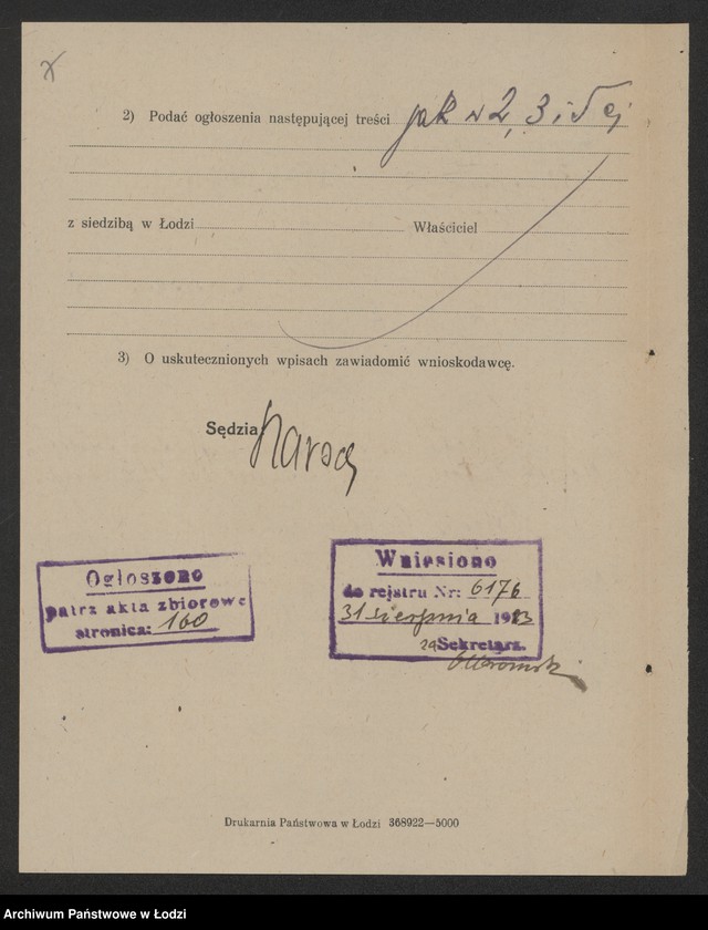 Obraz 9 z jednostki "Moszek Gutman – drobra sprzedaż manufaktury półwełnianej"