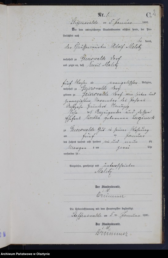 image.from.unit.number "Sterbe-Neben-Register Nr 1 - 42"