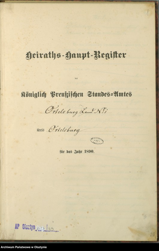 image.from.unit.number "Heiraths-Haupt-Register Nr 1 - 10"