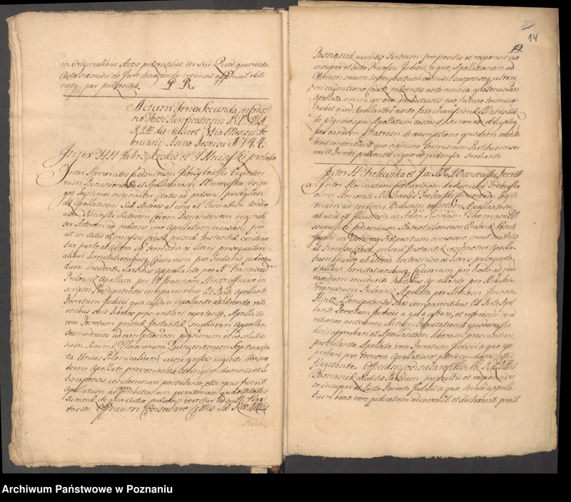 Obraz 15 z jednostki "Prothocollum officii consularis civitatis Posnaniae."