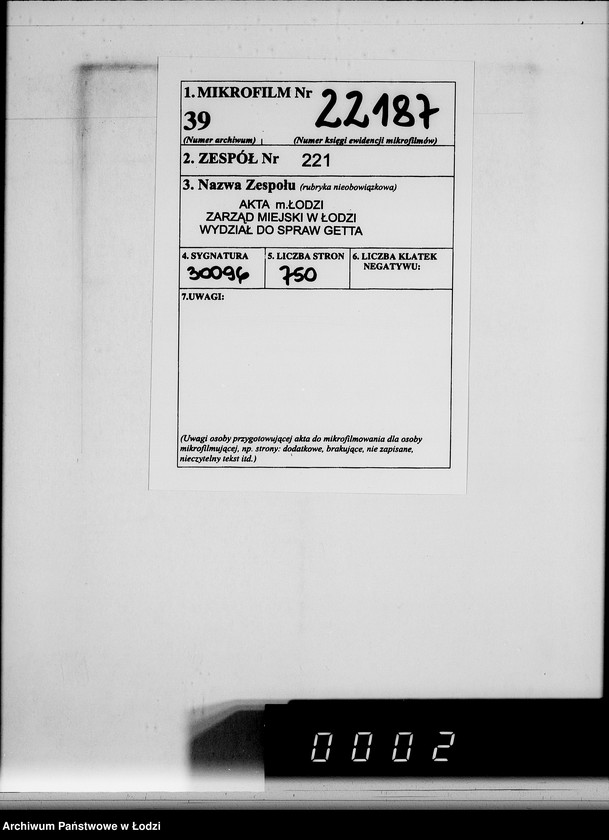 Obraz 2 z jednostki "Aufträge [Lieferscheinen und Rechnungen] 14370-14430 [Dostawy artykułów pierwszej potrzeby do Getta]"