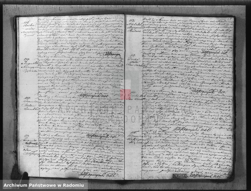 image.from.unit.number "Dupplikat akt religijno cywilnych urodzenia, małżeństwa i zejścia z parafii Stromiec 1862 roku"