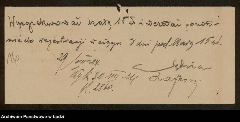 Obraz 18 z jednostki "jakób Pechter- sprzedaż manufaktury, galanterii, konfekcji i przędzy"