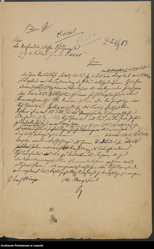 Obraz 16 z jednostki "[Stiftung des Stadtältesten Moll für hiesige Volksschullehrer]"