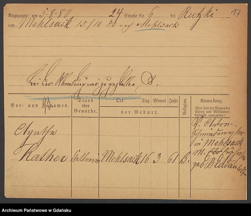 image.from.unit.number "Karty meldunkowe: Kasube - Katzwinkel"