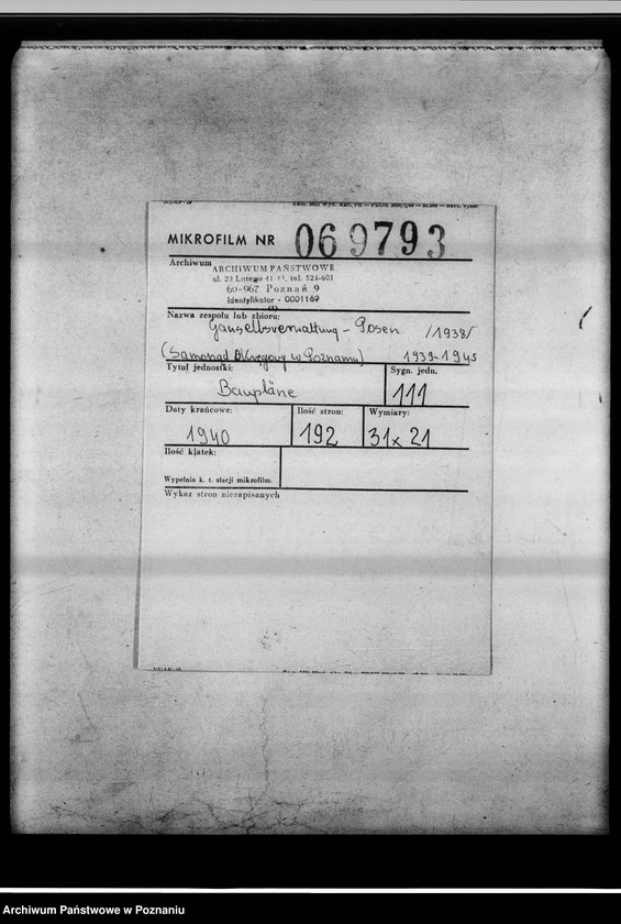 Obraz 2 z jednostki "Baupläne."