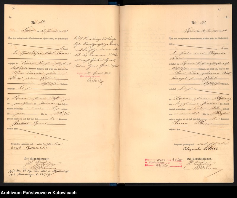 image.from.unit.number "Księga urodzeń T.1 nr 1-595"