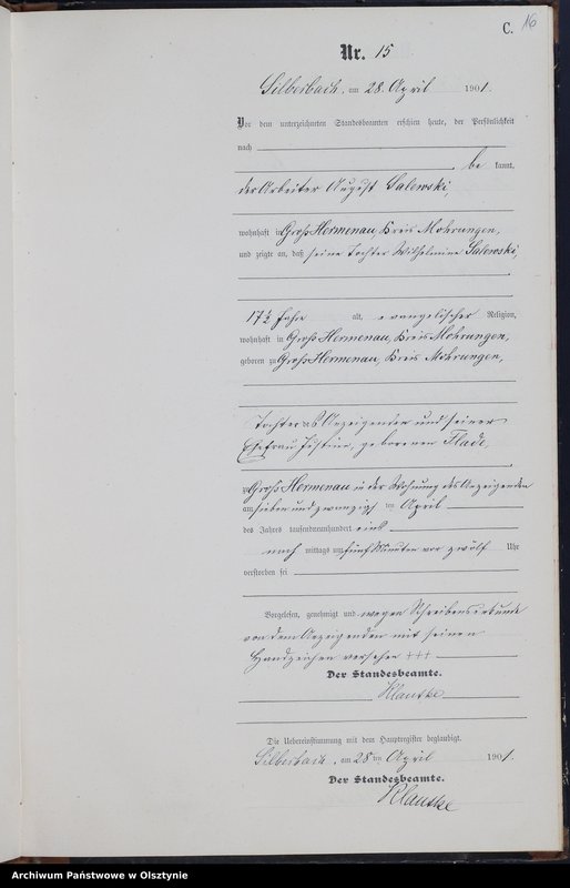 image.from.unit.number "Sterbe-Neben-Register Nr 1 - 52"