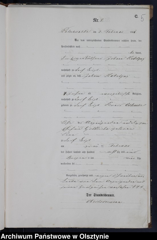 image.from.unit.number "Sterbe-Haupt-Register Nr 1 - 33"