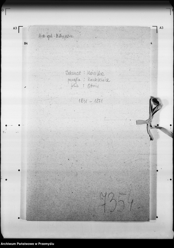 Obraz 4 z jednostki "[Kopie ksiąg metrykalnych parafii Krukienice z filią Ostrożec (dekanat Mościska)]"