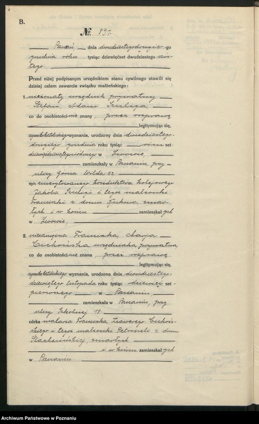 image.from.unit.number "Księga miejscowa małżeństw tom IV [Rejestr główny małżeństw]"