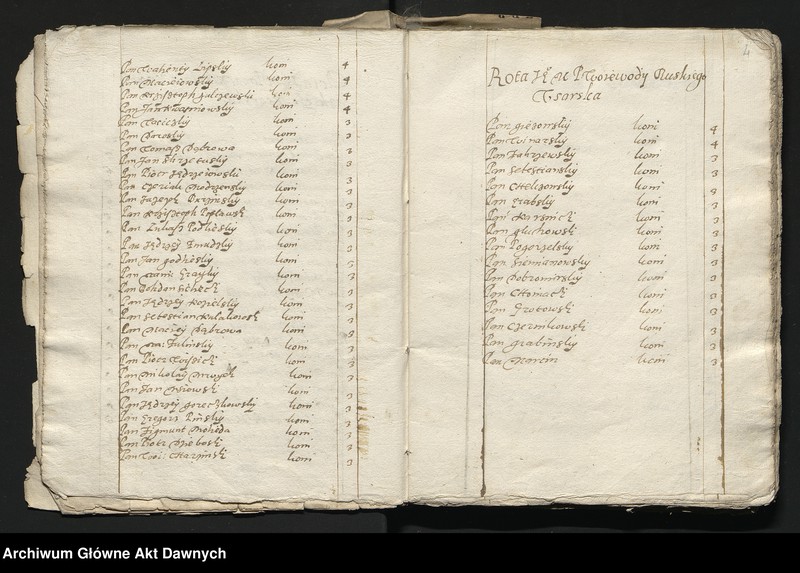 image.from.unit.number "Zbiór pism rozmaitych Wydziału Wojskowego tyczących, w. XVI - XVIII"