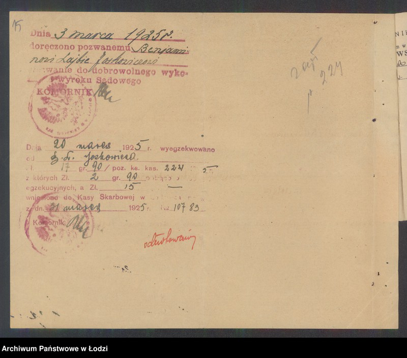 Obraz 17 z jednostki "Benjamin- Lajb Jaskowicz- pończoszarnia"