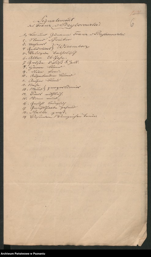 Obraz 10 z jednostki "A. betr. Franz von Przyborowski"