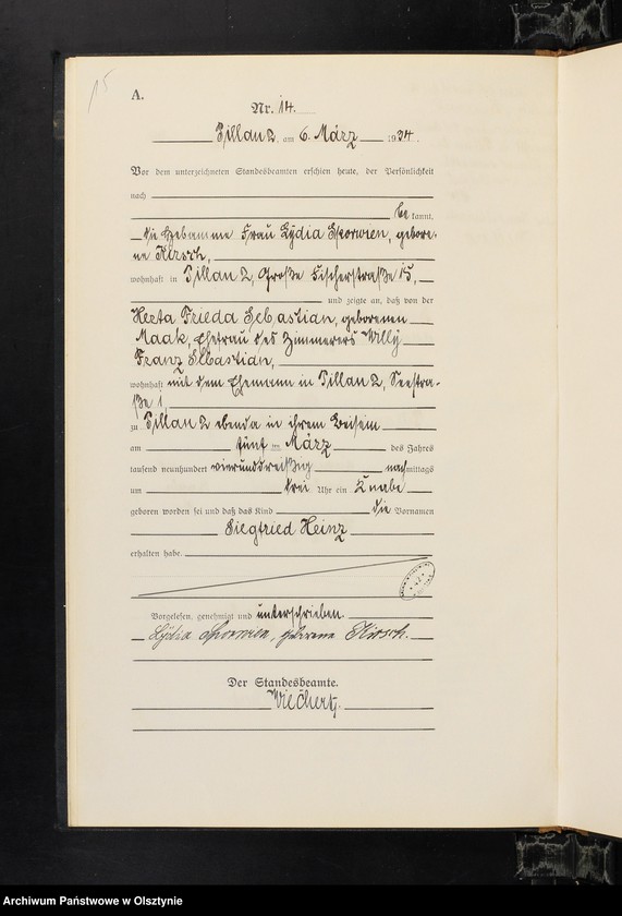 image.from.unit.number "Geburts-Haupt-Register Nr 1 - 88"