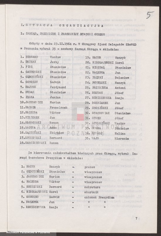 Obraz 14 z jednostki "Materiały sprawozdawcze na Vl Okręgowy Zjazd Delegatów Związku Bojowników o Wolność i Demokrację w Poznaniu."
