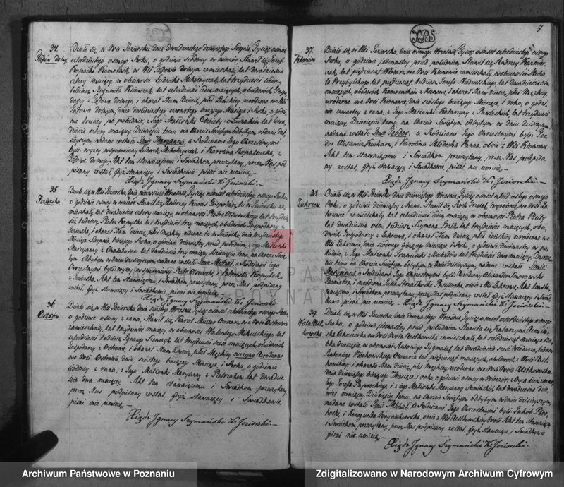 Obraz 9 z jednostki "Akta urodzeń, małżeństw i zgonu"