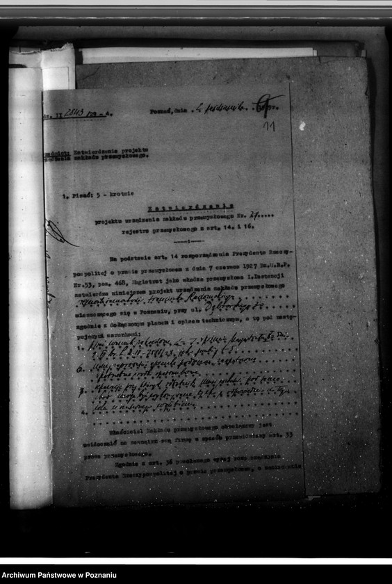 Obraz 16 z jednostki "/Projekt urządzenia warsztatu remontu samochodów przy ul. Dąbrowskiego nr 30/"