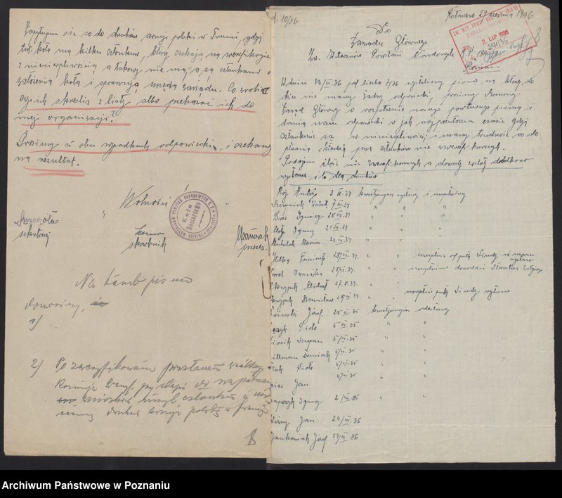 Obraz 12 z jednostki "Rostarzewo, powiat Wolsztyn - akta koła."