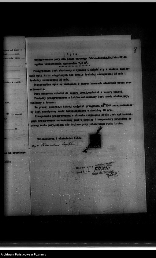 Obraz 12 z jednostki "Gorzelnia rolnicza St. Szyftera we wsi Gutowo Wielkie powiat wrzesiński nr woj. kotła 6387"